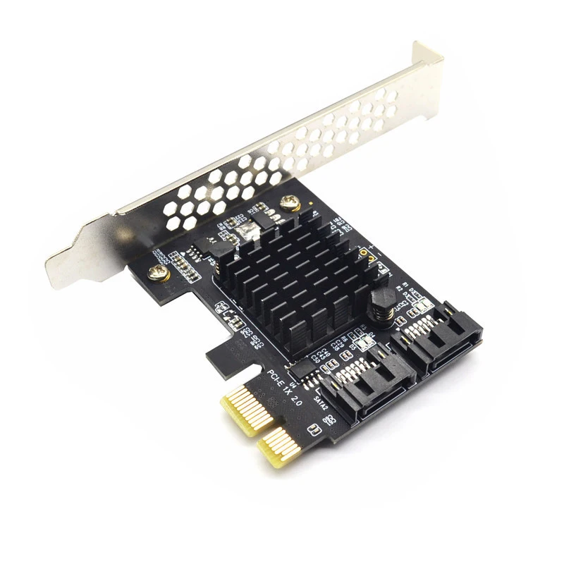 Удлинительная карта PCI-E PCI Express на SATA 3 0 с кронштейном 2 порта III 6 Гбит/с
