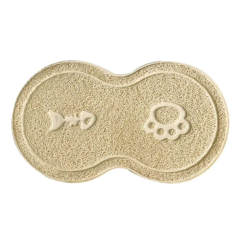 

Pet Litter Mat Cat Food Water Sand Dirt Catcher Trapper Dish Bowl Placemat Pads