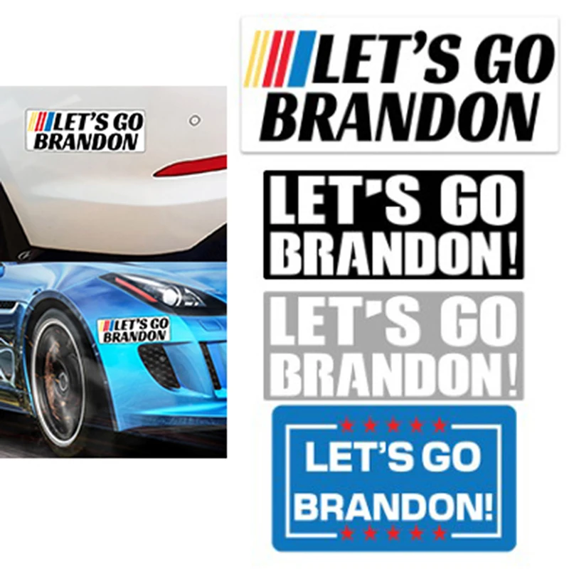 

Let's Go Brandon Funny 10Pcs Car Truck Window Stickers Hilarious Stickers