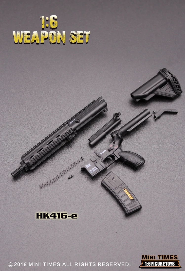 1/6 весы мини-игрушки 1/6 HK416 серии M4 винтовка оружие Модель игрушки для 1" фигурки аксессуары коллекции игрушки