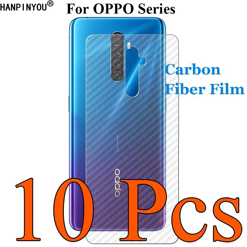 10 шт. для OPPO Reno Realme 3 2 Z A 10x Zoom F11 K5 K3 K1 A1K A9 A5 2020 3D задняя пленка из углеродного