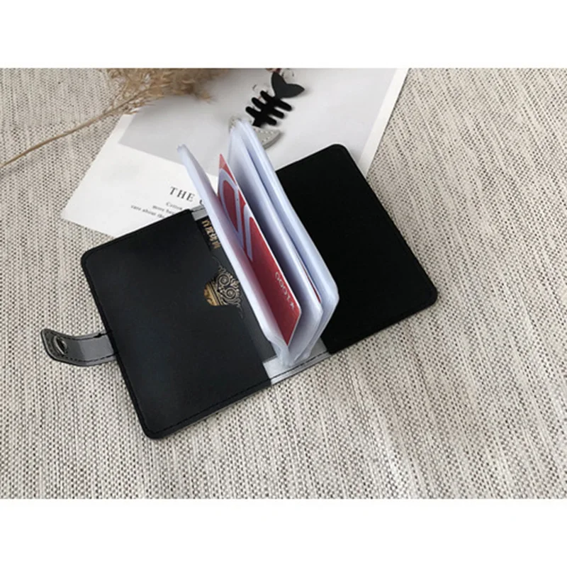 

Women Cats Pattern Zipper Wallet PU Leather Multi-card Hand Holding Purse H9