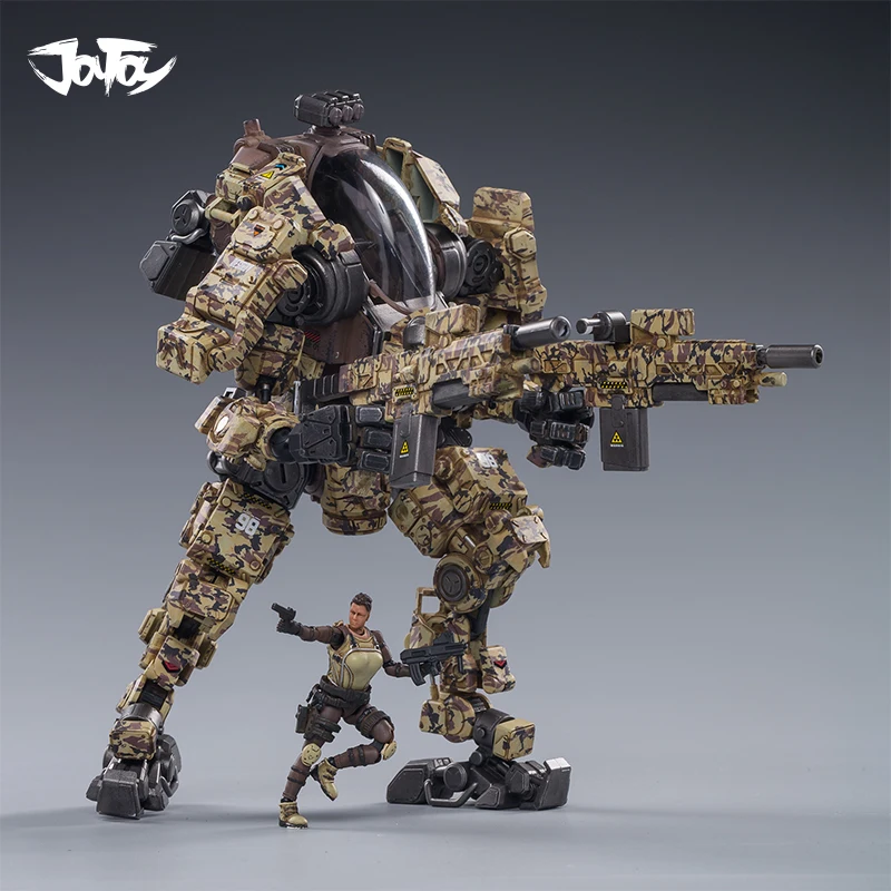 

JOYTOY 1/25 Action Figure Robot Military Steel Bone H07 Armor Cam Mecha Collection Model Toys Present