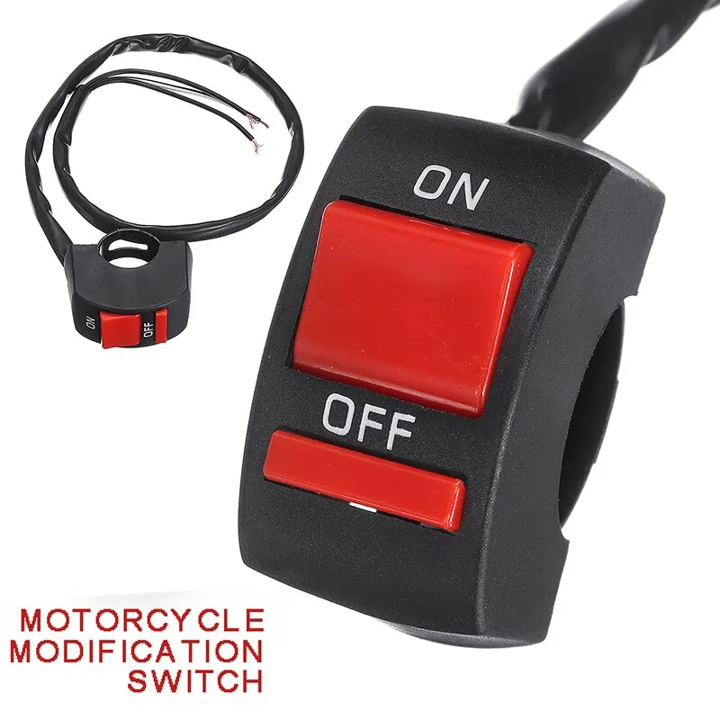 

For a 7/8 Inch Diameter Handle Bar 1pc High Quality Kill On Off Switch Button Universal Motorcycle Handlebars Switches Mayitr
