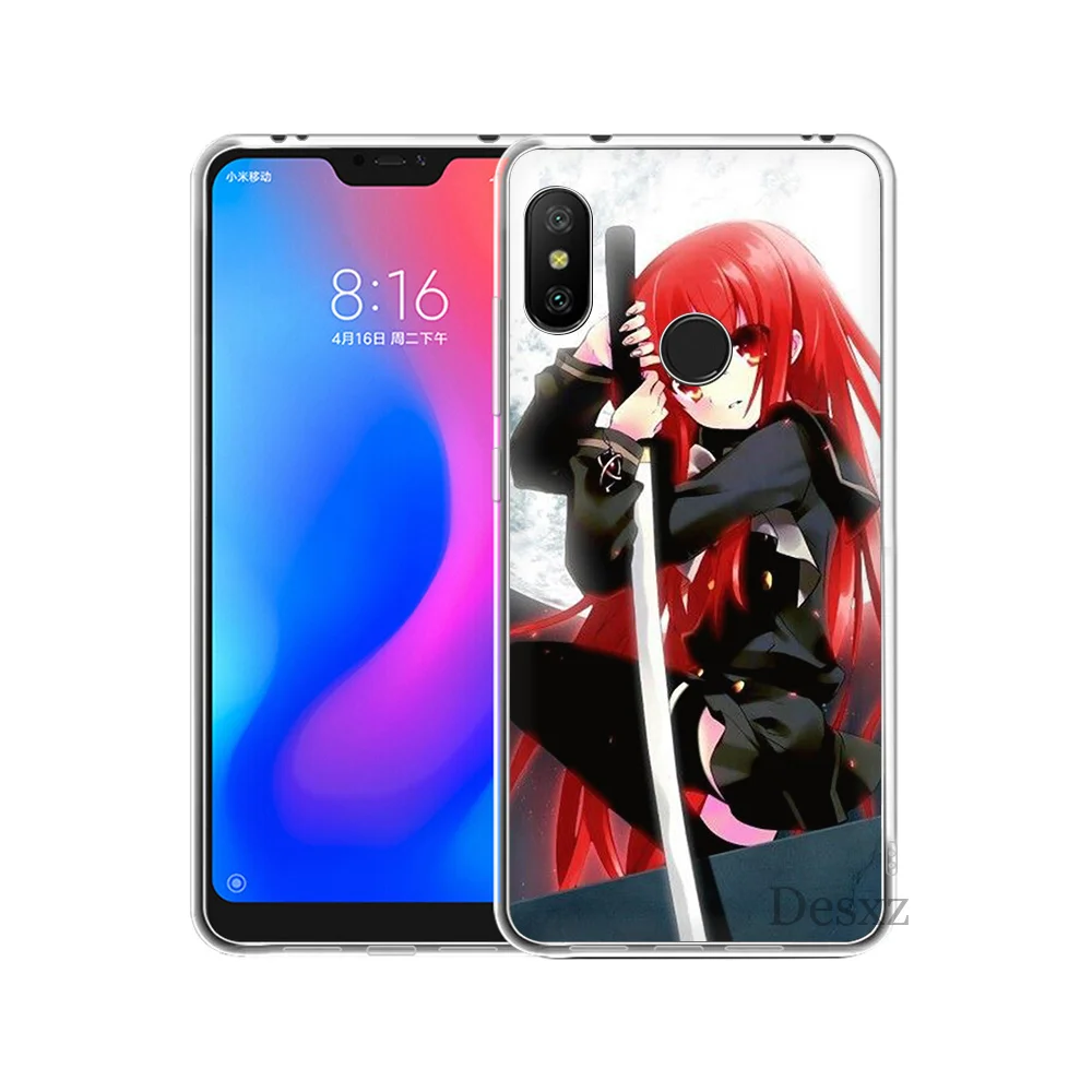 Чехол японский меч самурая Girl чехол для Apple IPhone Xiaomi Redmi mi 8 SE Примечание 5 5A 6 6X Pro X 2S A2