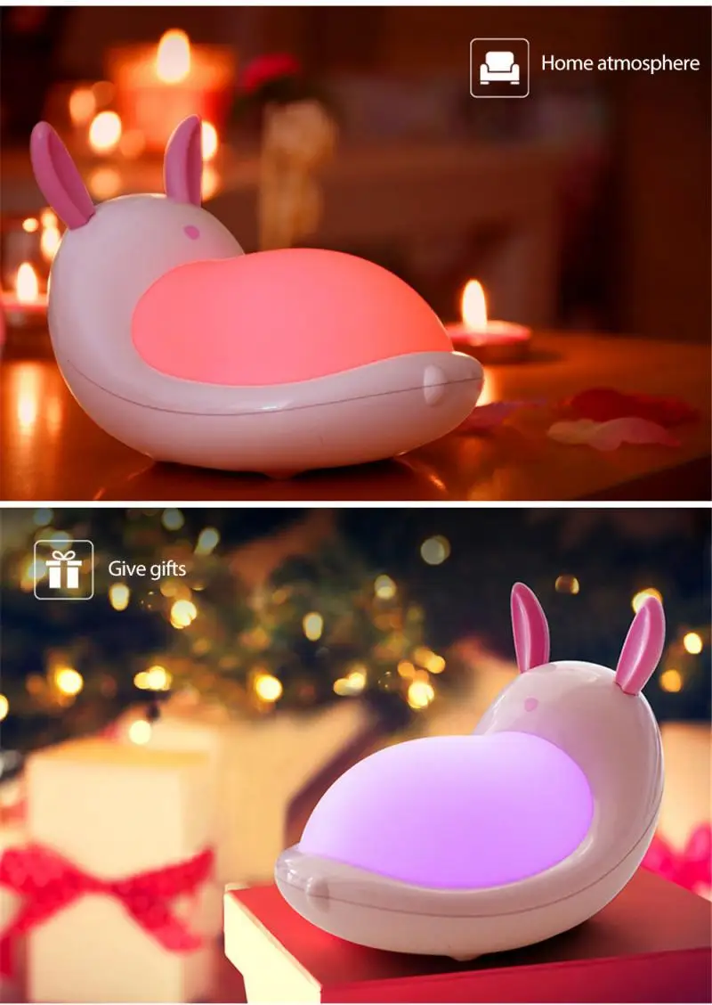 

Elf Night Light Color Changing Lamp Eye Protection Lights LED Table Lamps Nursing Bedside Lantern