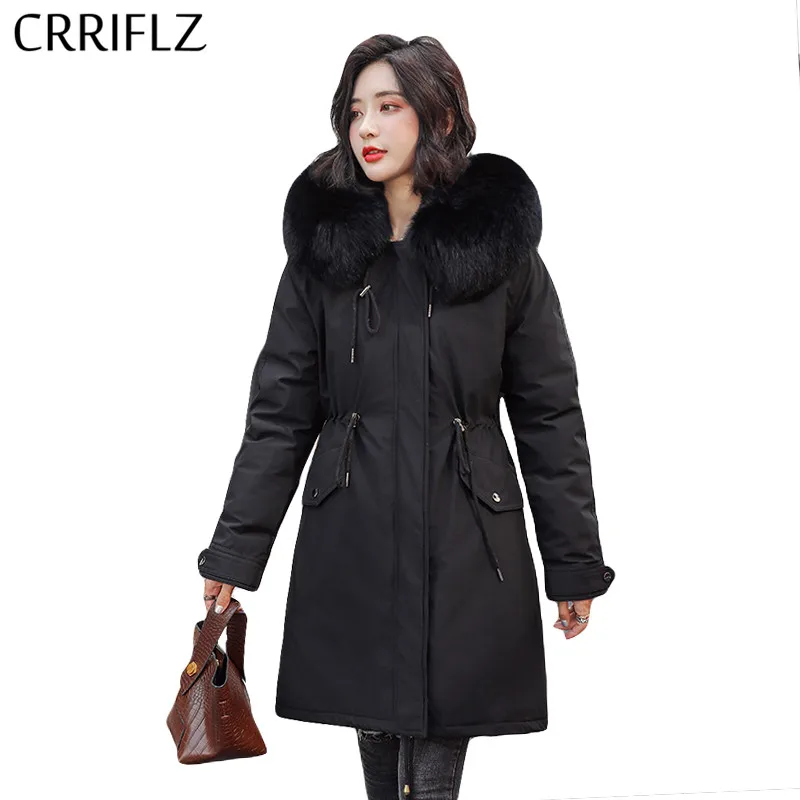 Женское длинное пальто осенне зимнее теплое плотное из искусственного меха