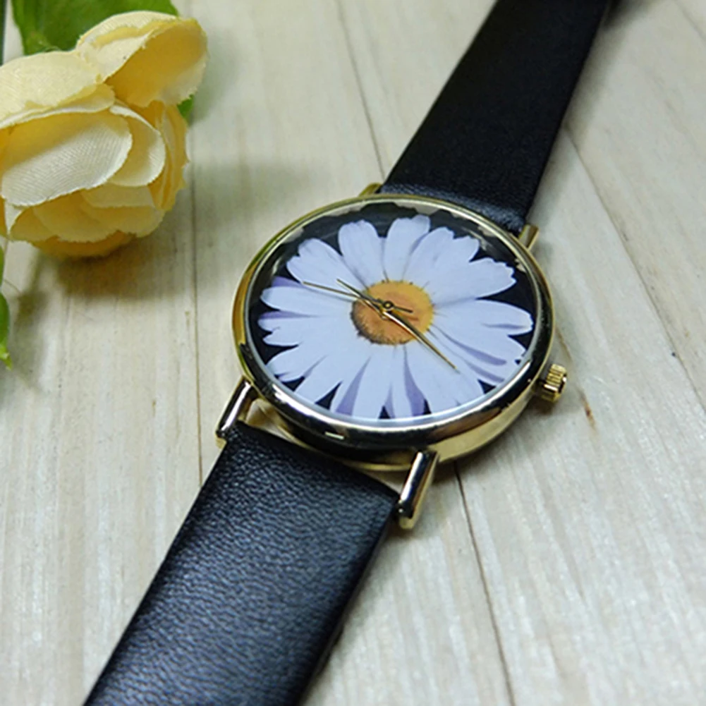 Часы женские кварцевые с кожаным ремешком модные маленькие винтажные простые