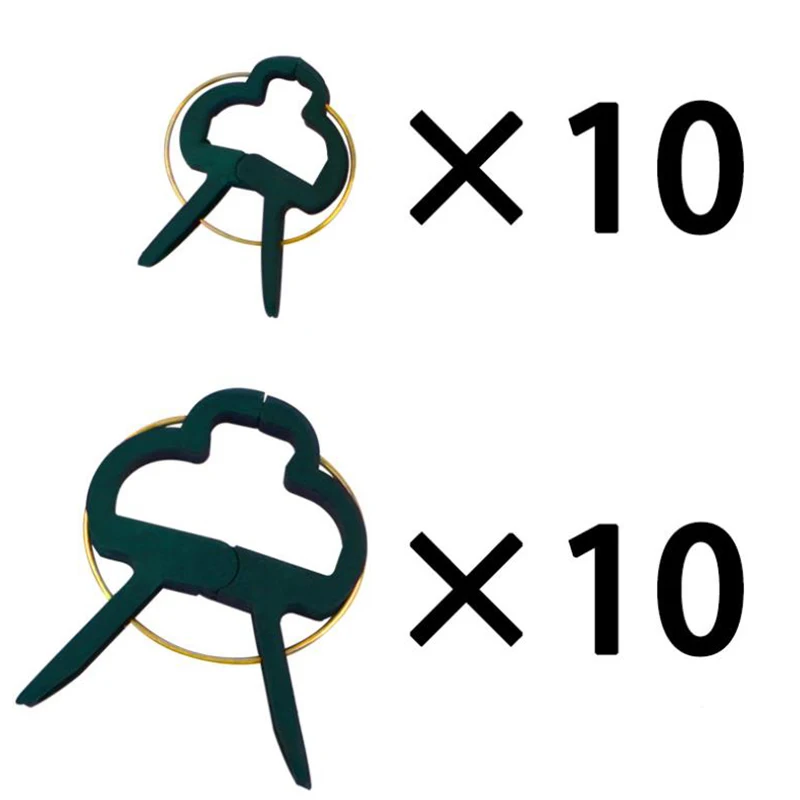 

20pcs Reusable Garden Fixed Clips for Greenhous Vegetables Flowers Stem Vines Grape Plant Clamp Support Fastener