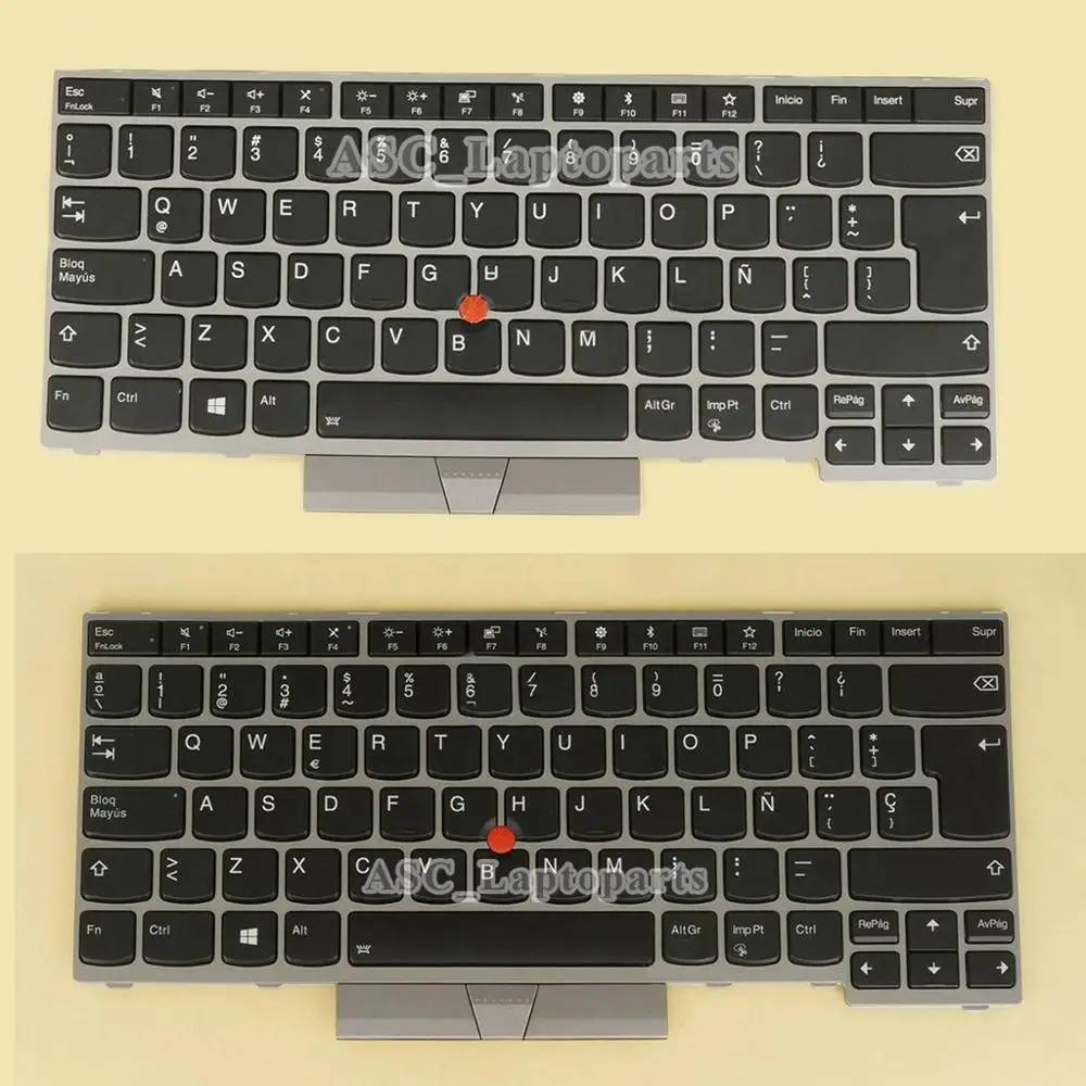 Новая клавиатура с испанской раскладкой для LENOVO Thinkpad T490 T495 L380 L390 L480 L490 E480 E485 E490 E495