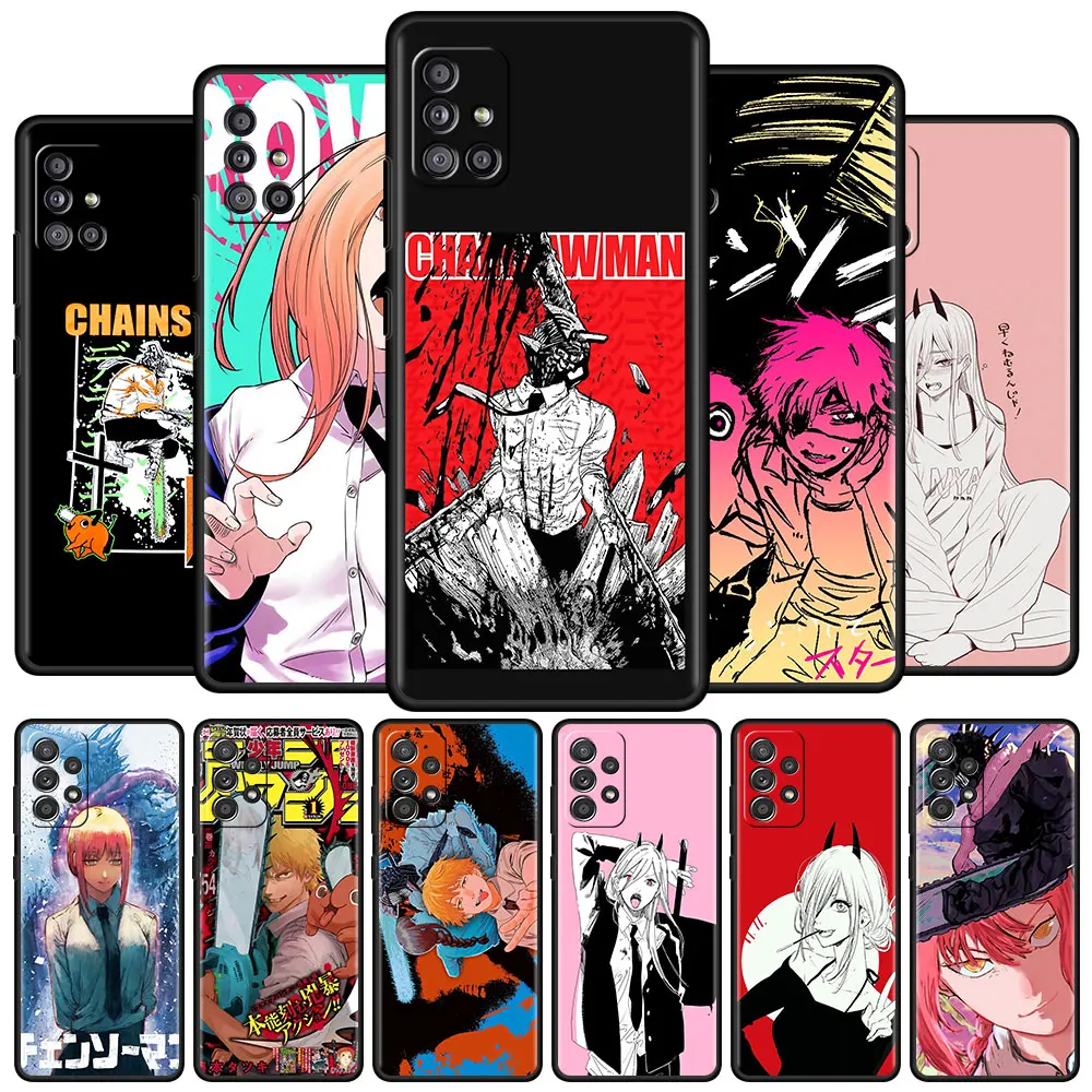 

Chainsaw Man Coque for Samsung A51 A12 A21s Case For Galaxy A03s A71 A31 A52 A32 A02s A11 Soft Silicone Phone Shell
