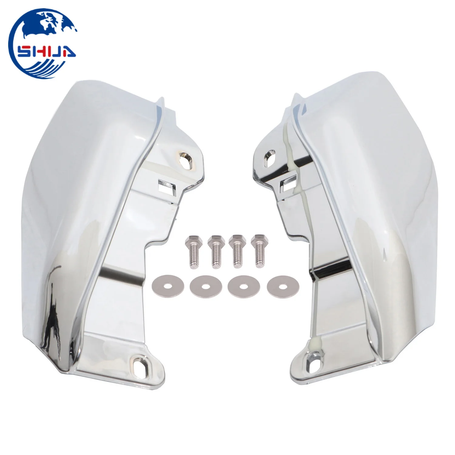 Хромированный дефлектор воздуха со средней рамой для Harley Touring Electra Street Glide FLHX 2009 2017