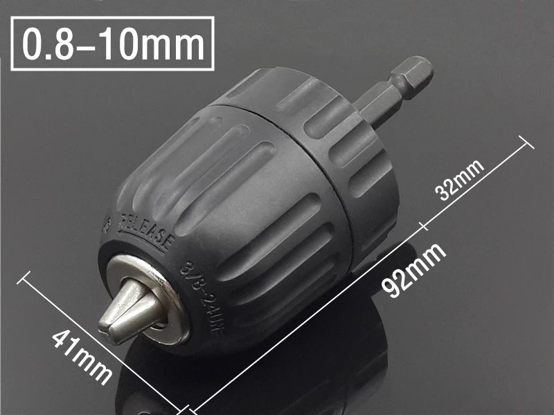 Сверлильный патрон с шестигранным хвостовиком 1 шт. 5 10 мм или 0 8 1/4 дюйма