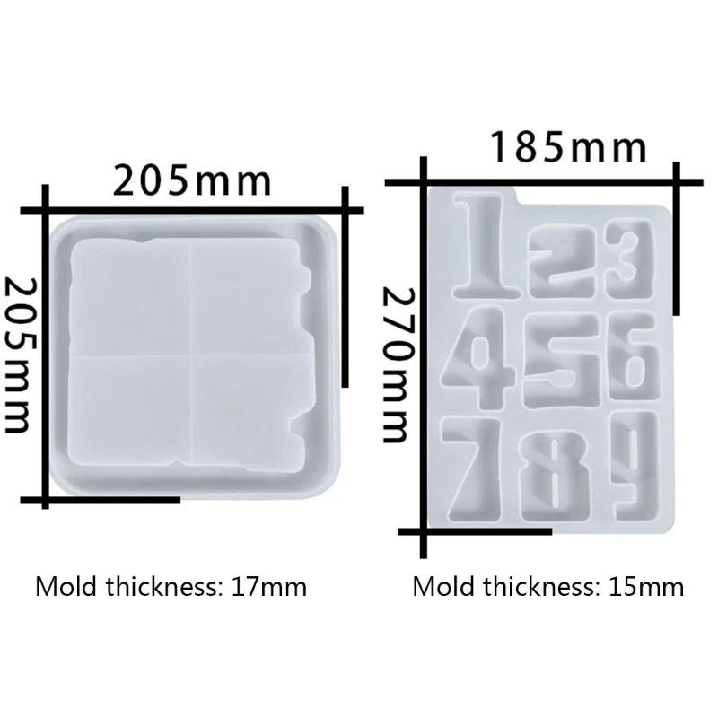 

Number Puzzle Casting Silicone Mould DIY Crafts Jewelry Making Tools Crystal Epoxy Resin Mold
