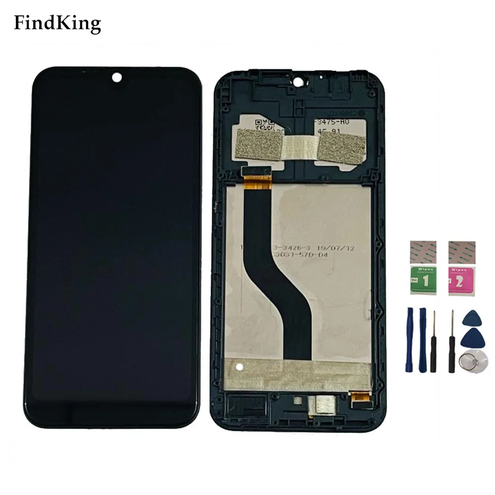 

Высококачественный ЖК-дисплей для Cubot R19, ЖК-дисплей с рамкой, сенсорный экран, стеклянный дигитайзер в сборе, Замена + Инструменты