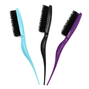 1 шт. тонкая профессиональная салонная нейлоновая щетина для укладки волос дразнящая расческа длинные волосы парик пушистая щетка для волос парикмахерские инструменты