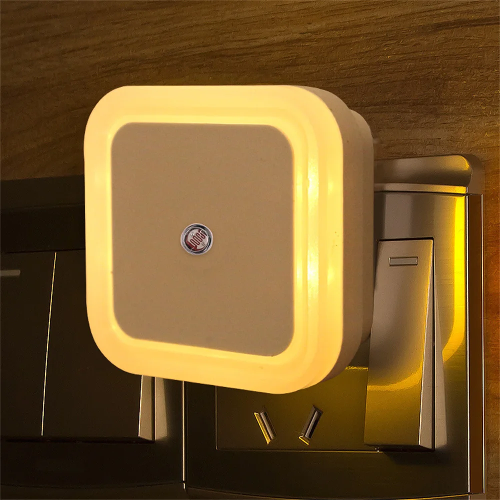 

LED Night Light Wireless Light Sensor Control EU US Plug Nightlight Lamp For Children Kids Living Room Bedroom Lights Lighting
