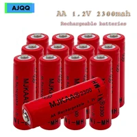 factory by attacked jaqq 12161822pcs nova battery bateria recarregavel aa 2300 mah 1 2 v led brinquedo mp3 battery alkaline