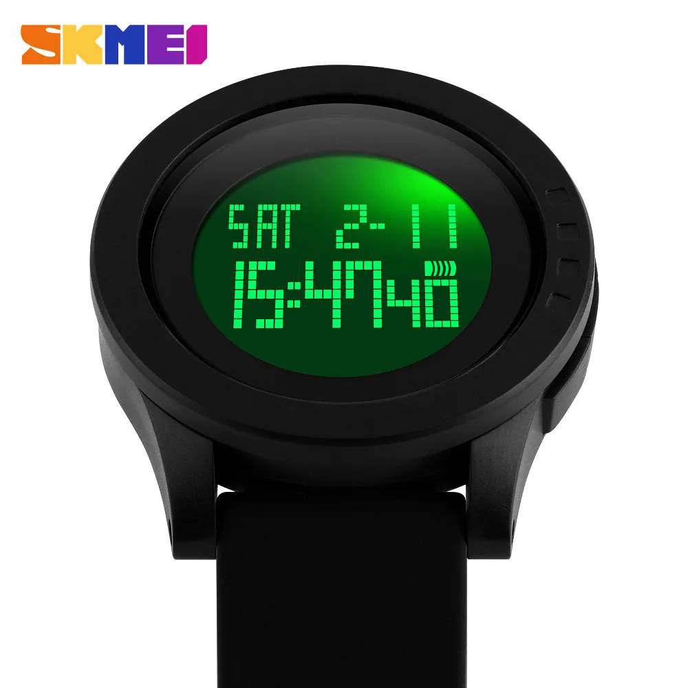 Часы наручные SKMEI мужские в стиле милитари, спортивные модные светодиодные цифровые, с силиконовым ремешком | Наручные часы | АлиЭкспресс