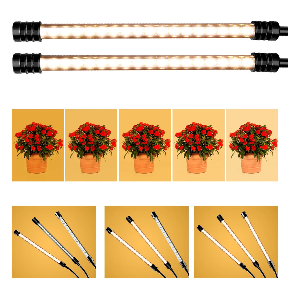 

led plant light waterproof solar spectrum plant growth light usb greenhouse flower succulent fill light