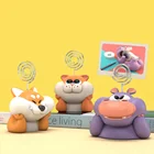 1 шт. креативный мультяшный 3D зажим для карт с животными держатель для заметок настольная папка для сообщений зажим для фото Настольное Украшение Аксессуары для декора стола