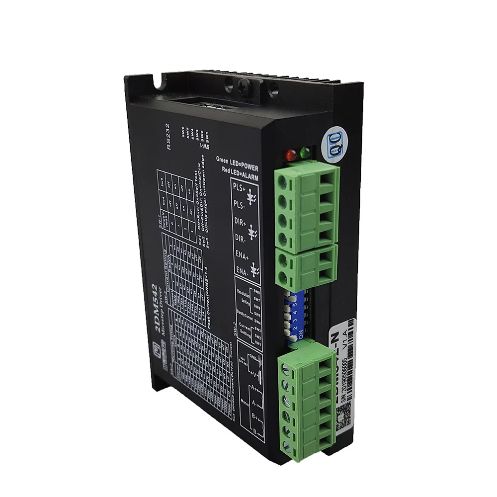 2DM542-N двухфазный Драйвер шагового двигателя 42/57 контроллер DC24V-48V 17/23 JMC Подлинная |