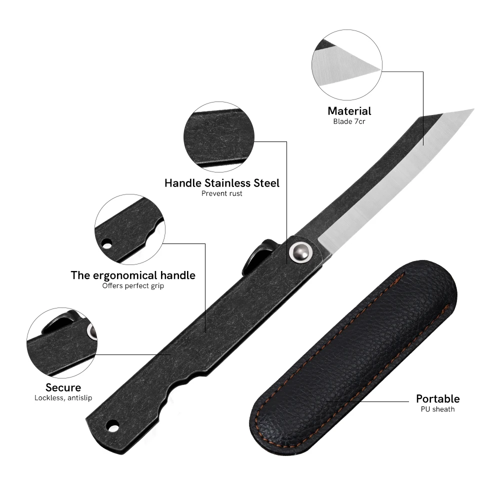 Отправка складной нож из нержавеющей стали высокопрочный карманный Походный