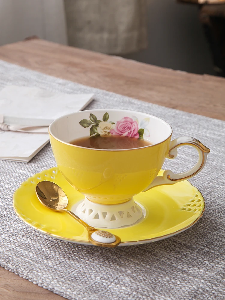 

Luxury Ceramic Coffee Cup Saucer Set Bone China Teacup Pot Afternoon Tea Party Milk Jug Sugar Bowl Mug Ware Home Drinkware Gifts