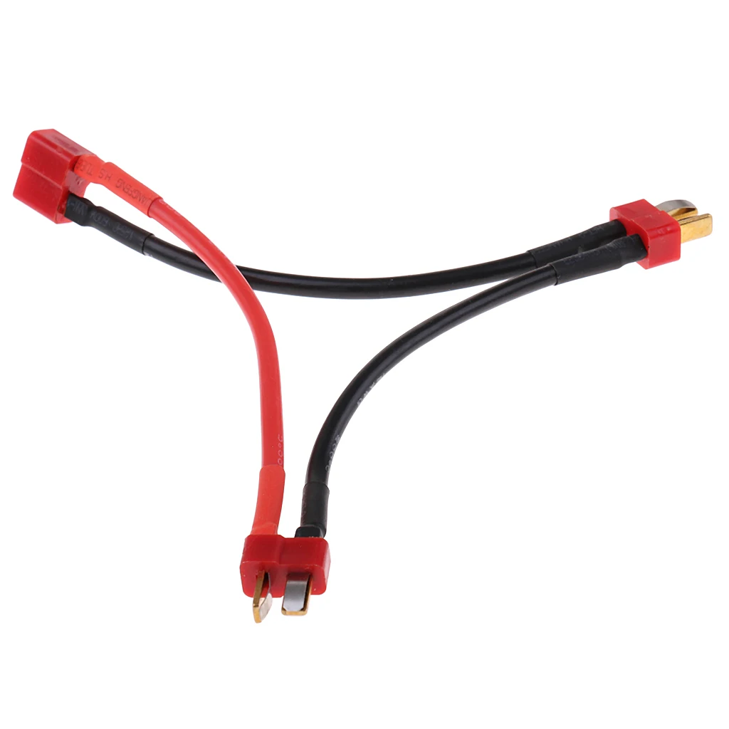 

1pc Dean T-Plug Y Wire Harness T Plug Series Battery Connector Adapter Cable