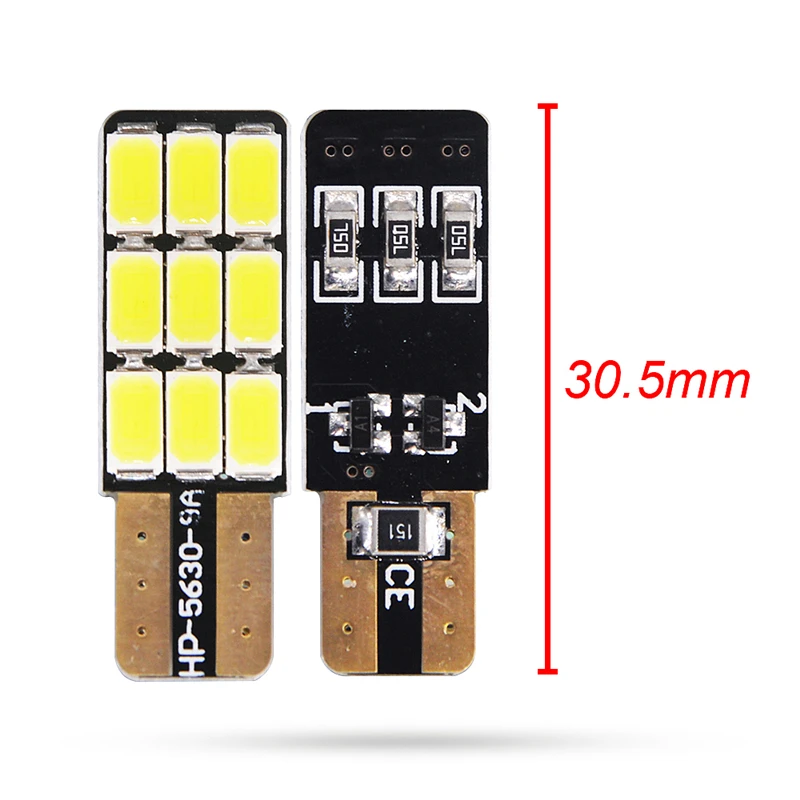10 шт. автомобильный T10 светодиодный 194 168 W5W 9 5630 SMD клиновидная лампа автомобильные