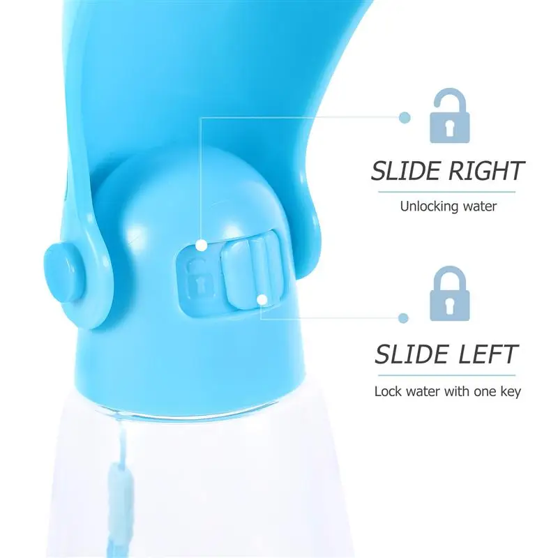 

Leak Proof Portable Pet Dog Puppy Water Dispenser Food Bottle Outdoor Feeder