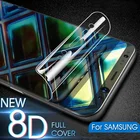 Полное покрытие Гидрогелевая пленка для Samsung Galaxy A3 A5 A7 2016 2017 A6 A8 Plus A9 2018 Защитная пленка для экрана