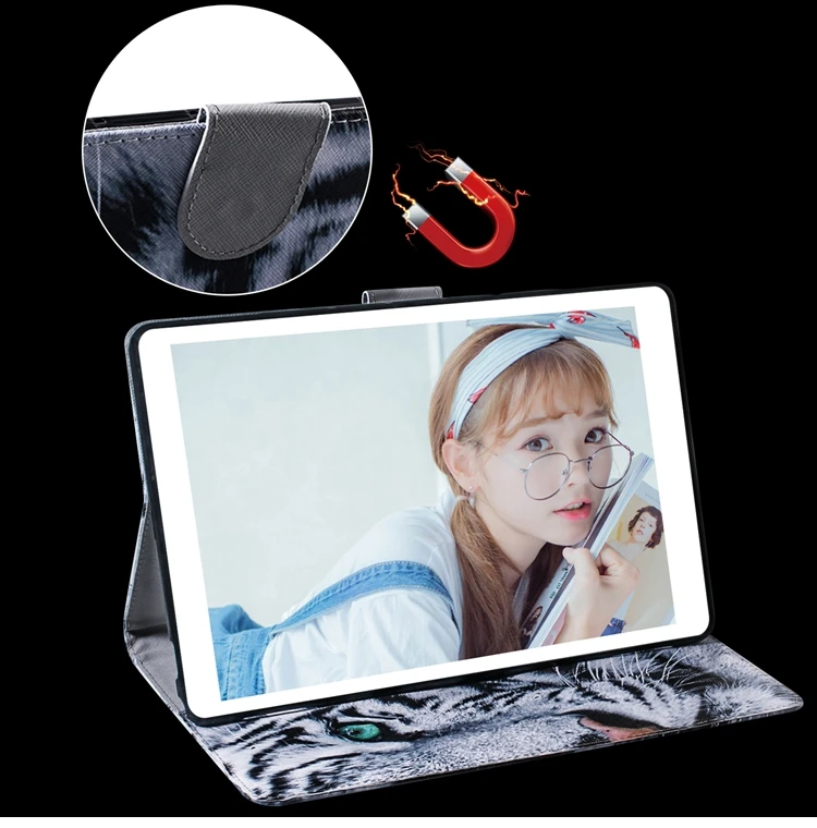 Чехол для планшета samsung Galaxy Tab A 10,1 T510 T515 откидной кожаный чехол для samsung Tab A SM-T510 SM-T515