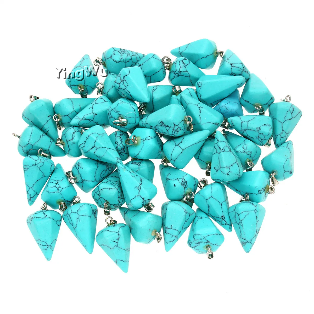 Подвеска Yingwu натуральный конусный камень подвески аксессуары детали ювелирные