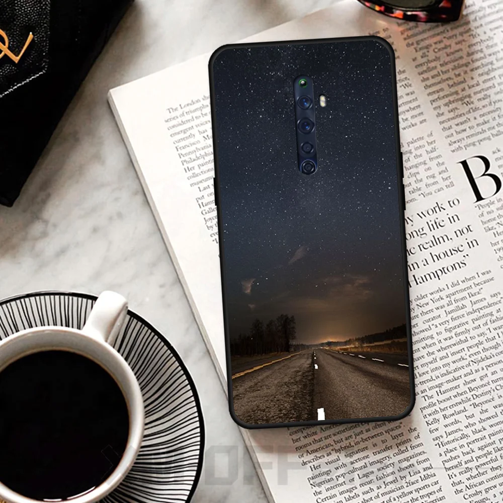 Мягкий черный чехол для телефона BaweiTE Mountain highway OPPO R9 R9S 9S PLUS 11 plus 11S 15 Normal 17 17pro |