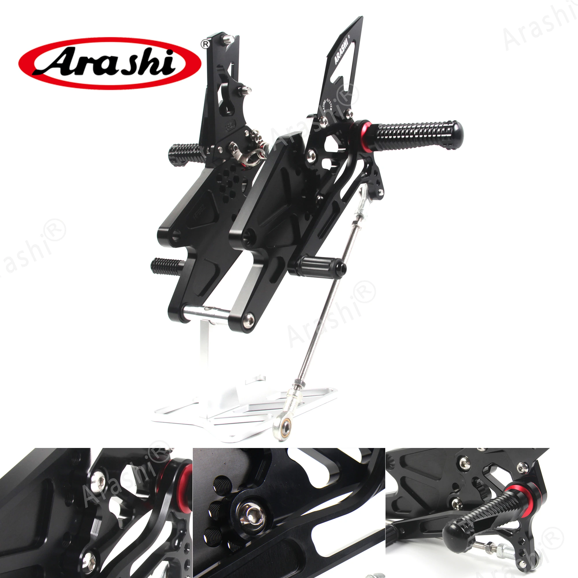 Араши для YAMAHA MT03 MT25 2015 2016 2017 2018 2019 2020 2021 Non-U.S.model ЧПУ Регулируемая подножка подножки