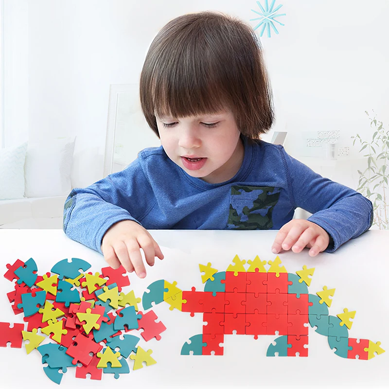 

Creative Educational Puzzles Toy Montessori Wooden Geometric Puzzle Jigsaw Toys Children Geometric Shape Puzzle Game For Kids