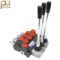 manual operated directional valve 3 spool p40 hydraulic monoblock directional flow control valve