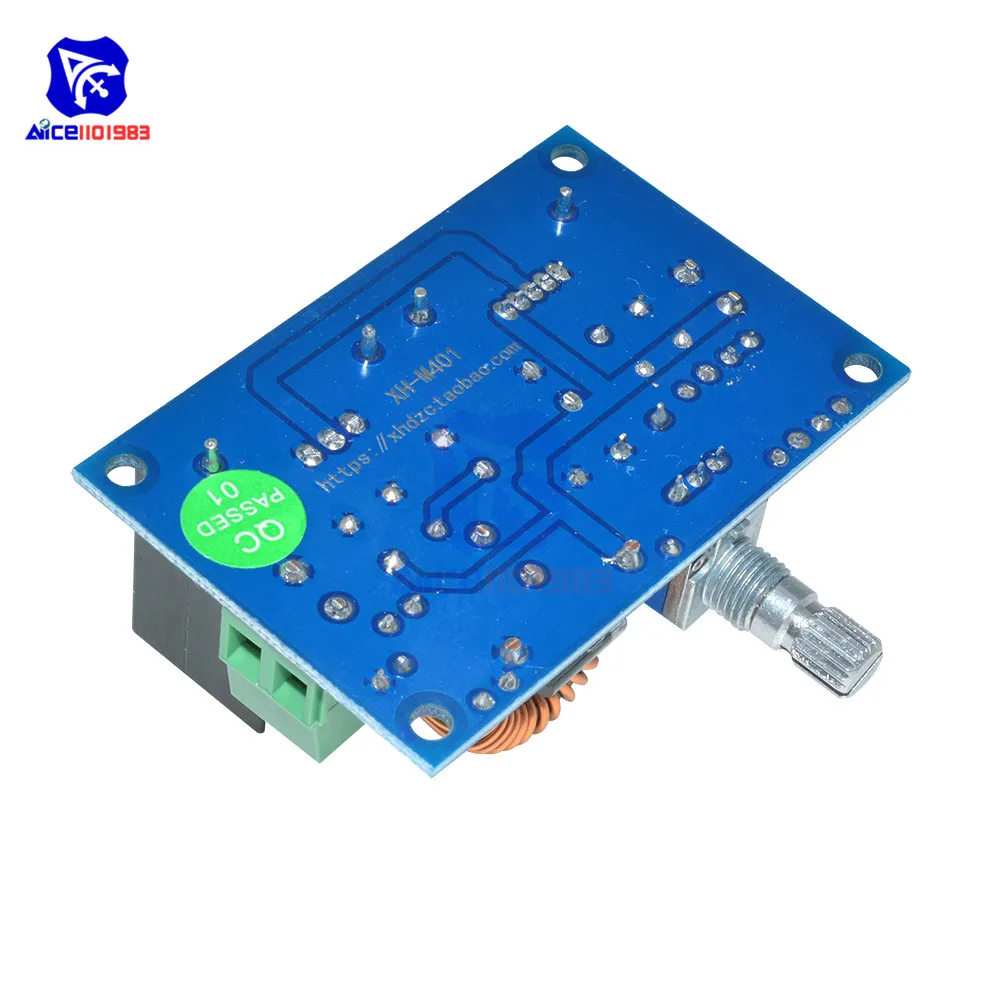 Diymore XL4016 PWM Регулируемый DC 4 40V до 1 25 36V 8A 200 Вт модуль ldo понижающего преобразователя