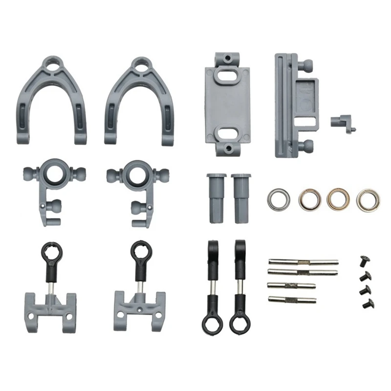 

Steering Cup Upper Lower Swing Arm Seat Steering Slider Set for WPL D12 1/10 RC Car Spare Parts Accessories