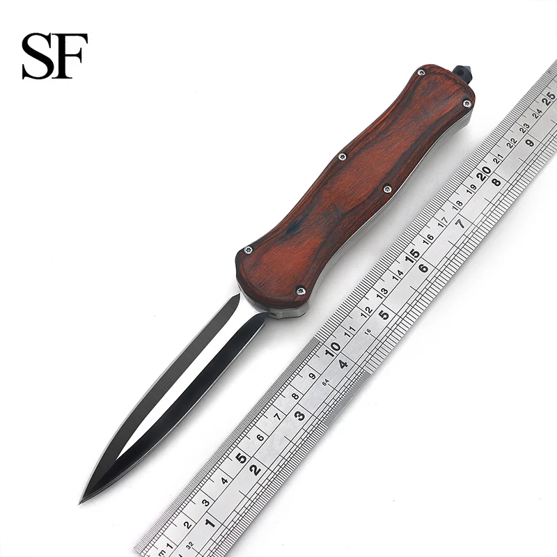 Охотничий нож SF тактический складной клинок из дерева двойного действия с