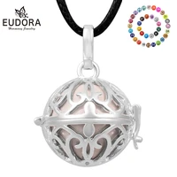 eudora 16mm mexican pregnant bola necklace aromatherapy cage pendant angel caller sound harmony bola ball women jewelry h169