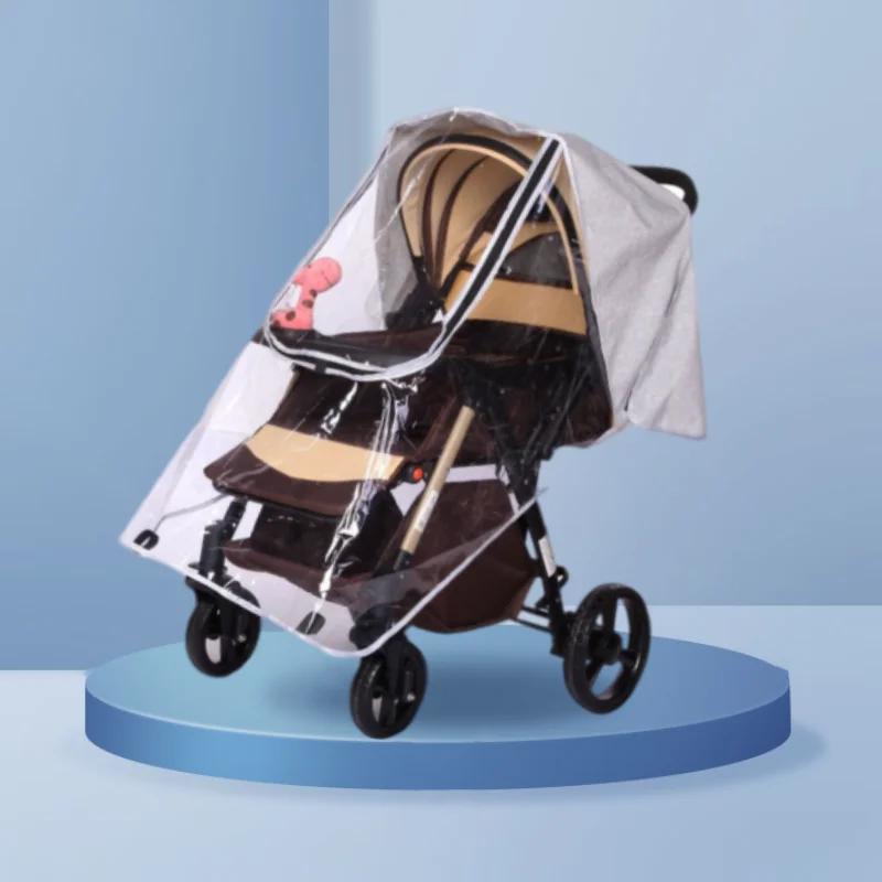 

Непромокаемый чехол для детской коляски, Универсальный прозрачный дождевик для детской коляски, аксессуары для детской коляски