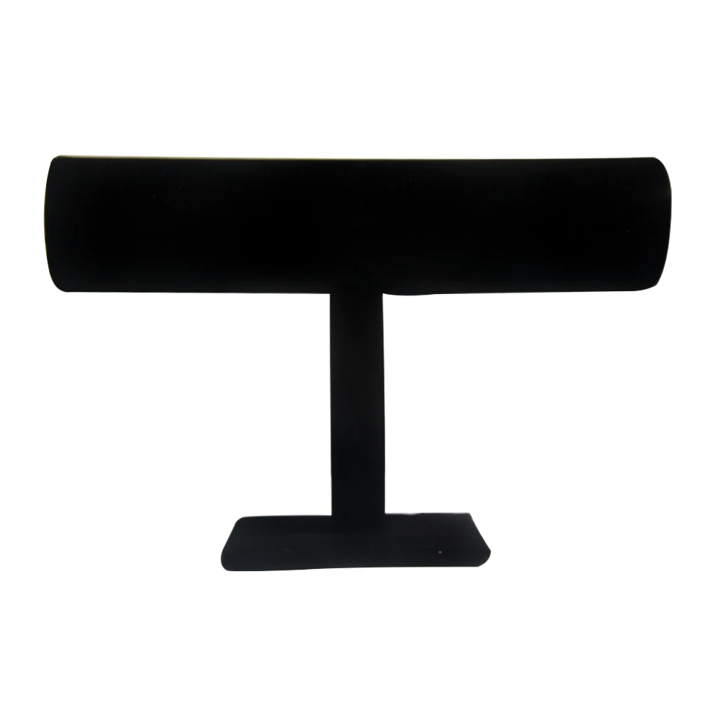 

New Leather Jewelry Organizer Bracelet Rack Watch Display Dtand Single Layer Bracelet Rack Bangle Ornaments Showing Holders