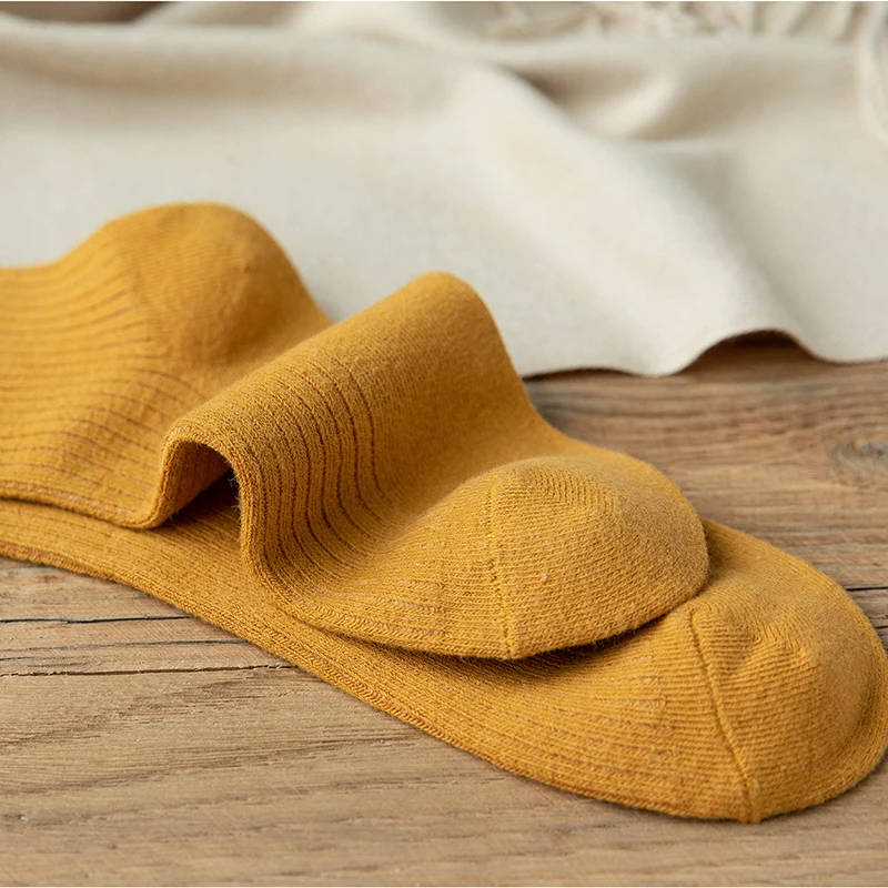 

Women Striped Socks Casual Retro Knitting Girls Long-Sock Female Multicolor Cotton Crew Sox Fashion Student-Style Streetwear #F