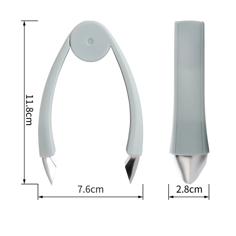 

1pc Multi-Function Pineapple Cutter Stainless Steel Fruit And Vegetable Stem Digger Fruit Leaf Stem Remover Fruit Tweezer Tools