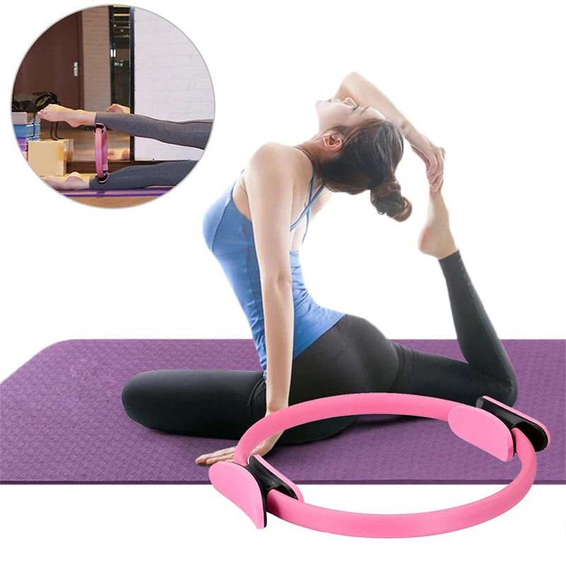 

Yoga Ball Magic Ring Pilates Circle Exercise Equipment Workout Fitness Training Resistance Support Tool Stretch Band Gym