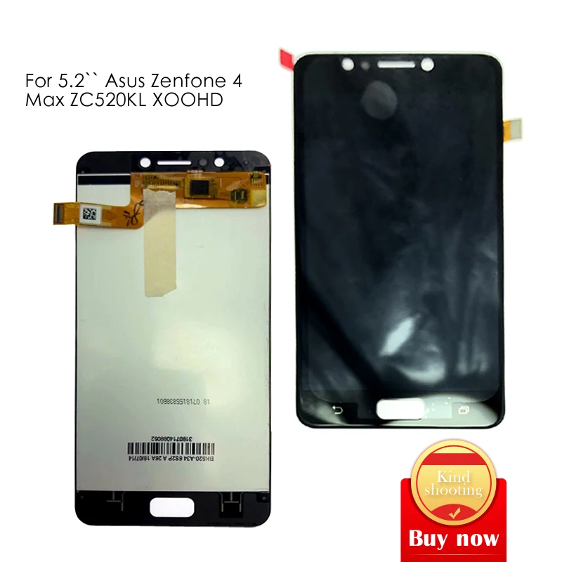 ЖК дисплей 5 2 дюйма в сборе для Zenfone 4 Max ZC520KL сенсорный экран дигитайзер дисплея