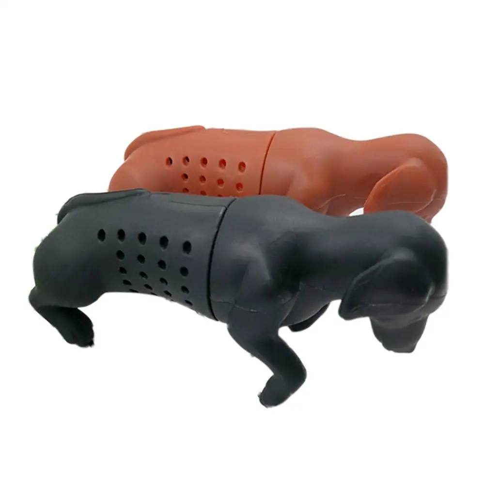 Ситечко для чая от хот догов силиконовая такса собака чай протечка легко