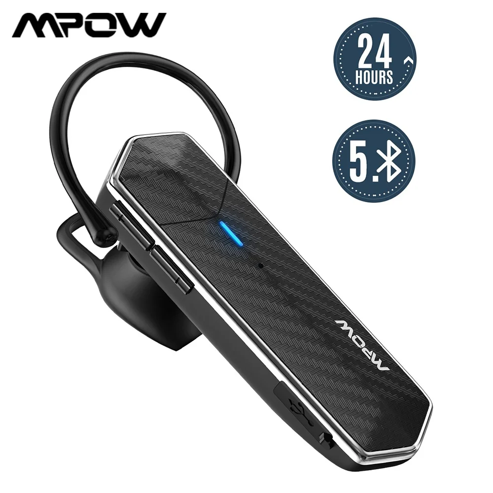 Беспроводная гарнитура Mpow EM18 Bluetooth 5 0 с шумоподавлением CVC8.0 24 часа